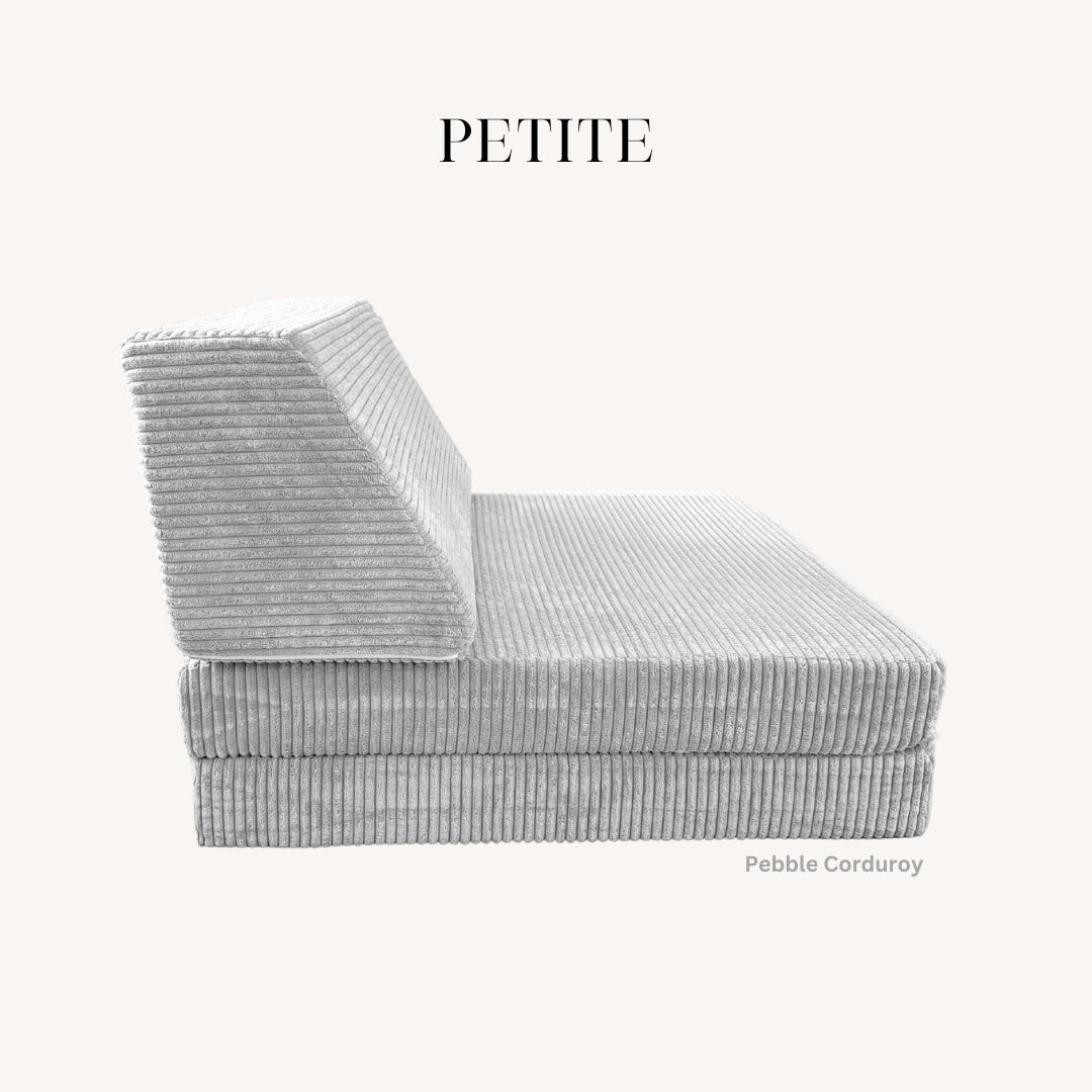 [NEW!] Playand Petite Modular Kids Sofa In Pebble Corduroy